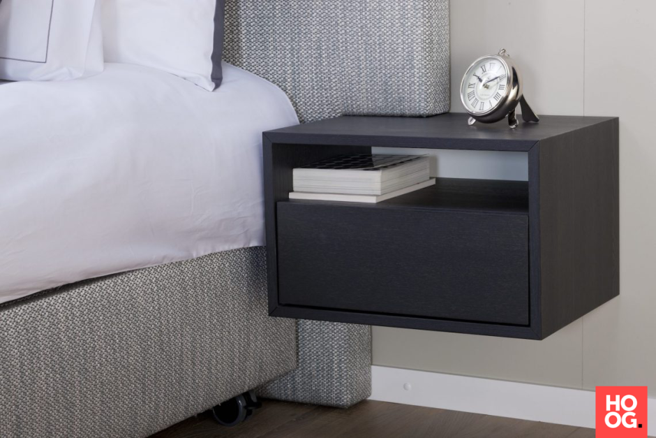 Прикроватная тумба Cortez Charcoal Floating Nightstand