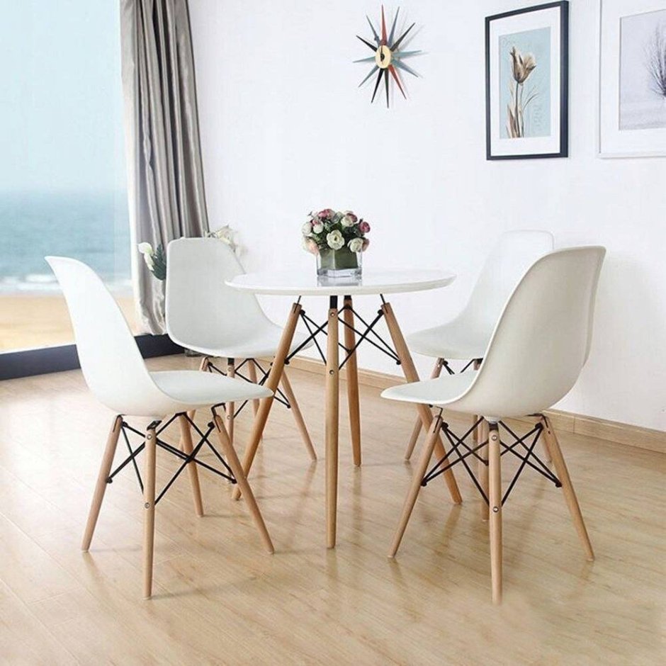 Стул Eames Style DSW белый