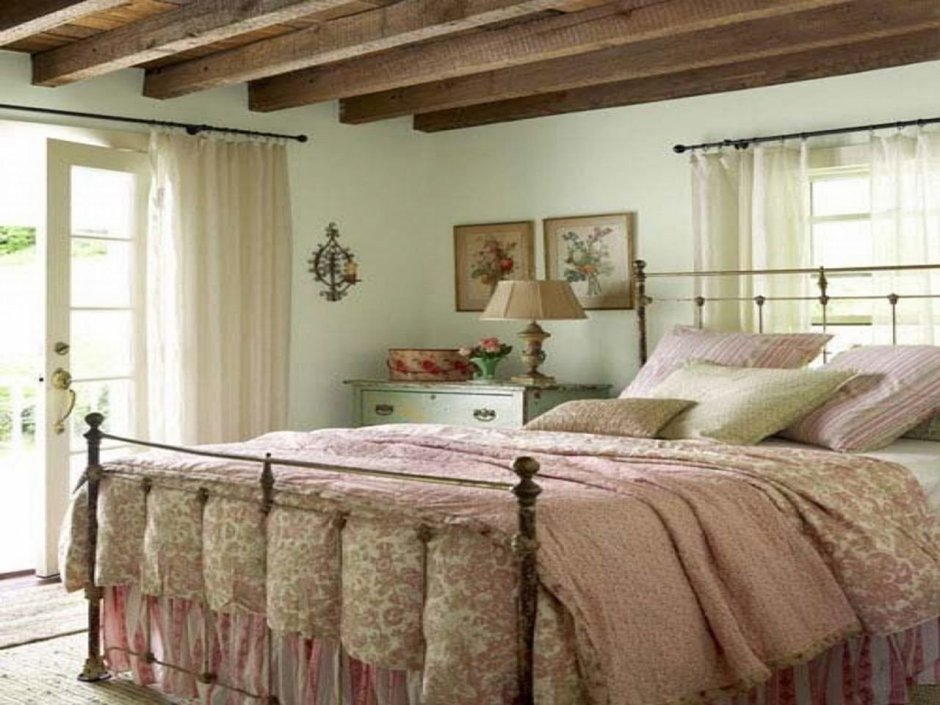 Rustic Wood Decor спальня