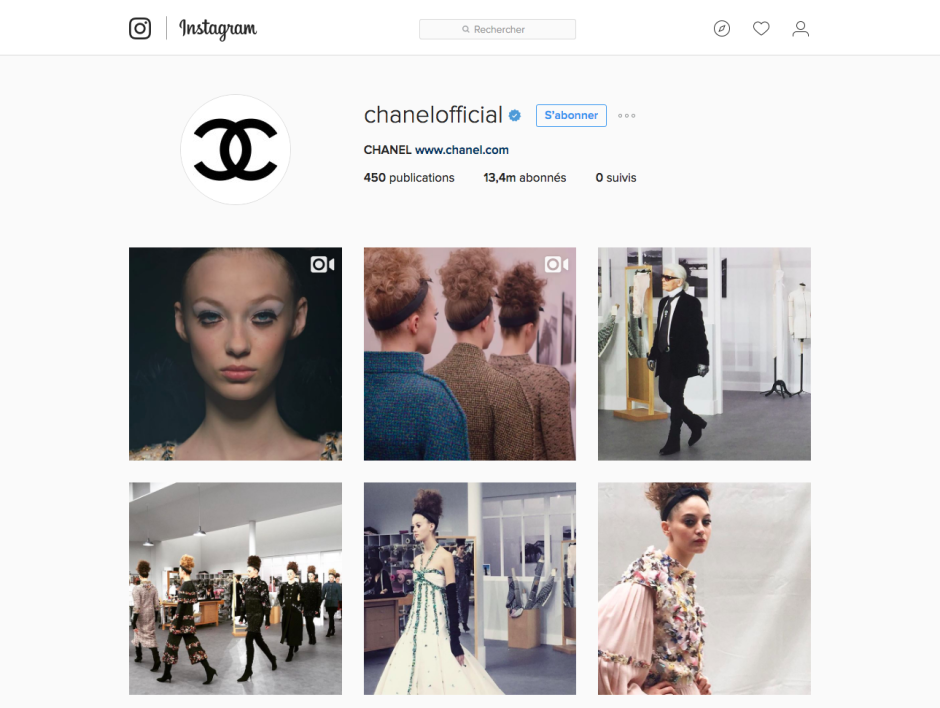 Chanel в Инстаграм