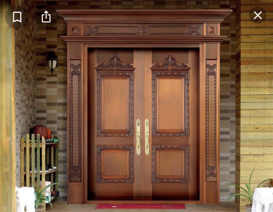 Дверь входная деревянная элитная