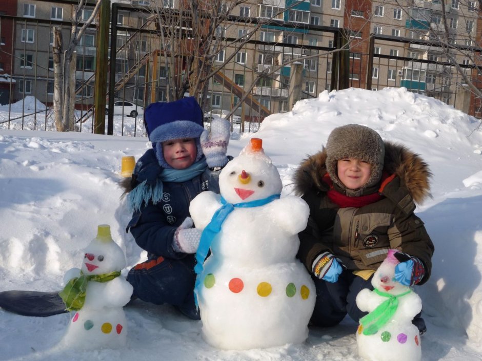 Снежные фигурки