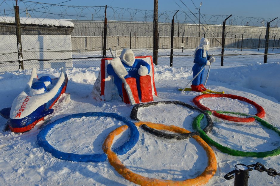 Поделки из снега