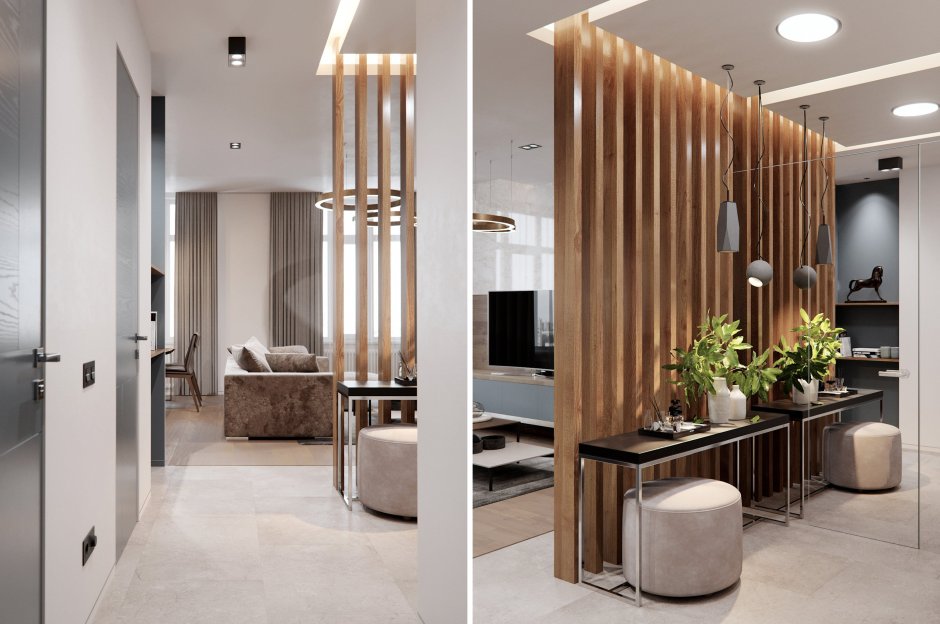 Трендовая перегородка в интерьере