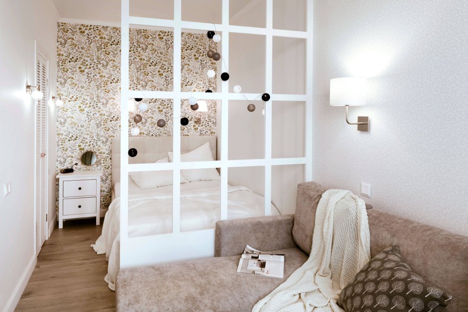 Перегородки для зонирования пространства в комнате