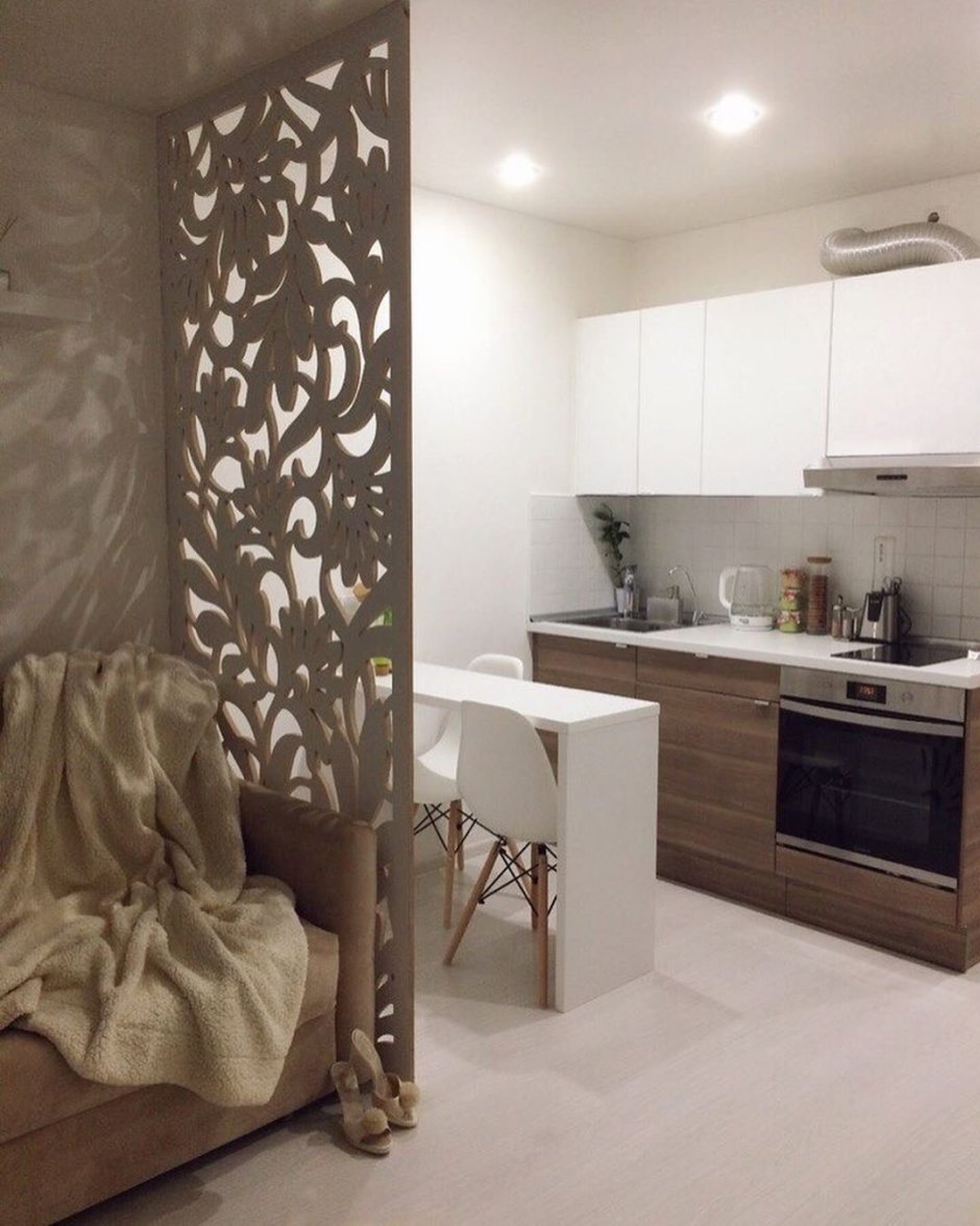 Перегородка для зонирования кухни