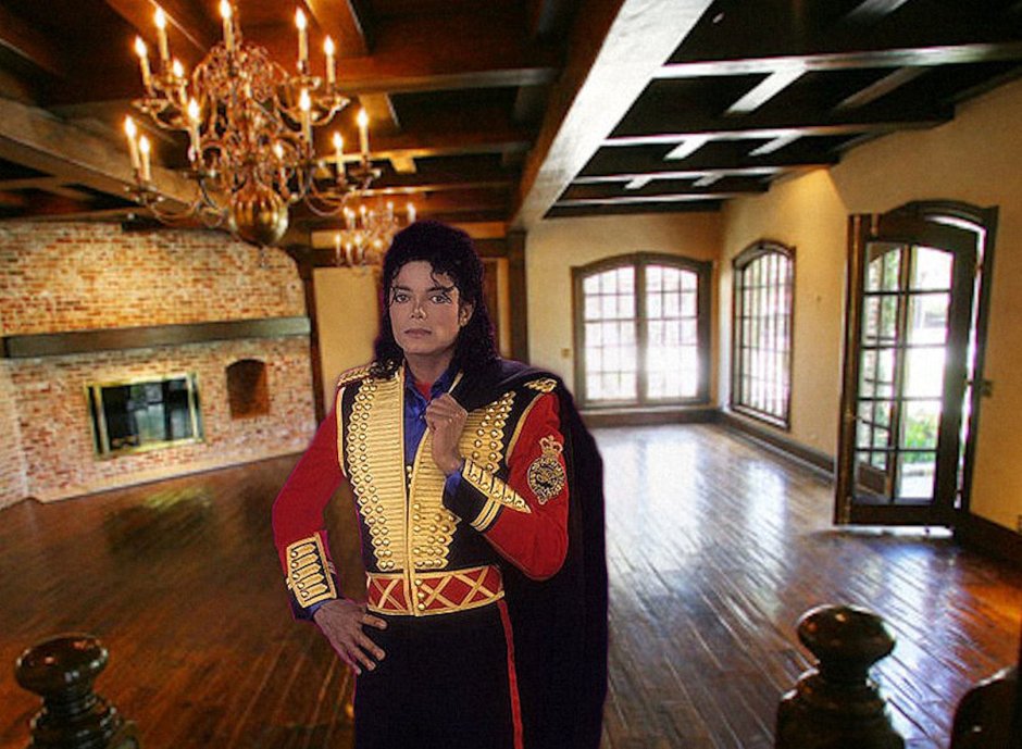 Майкл Джексон внутри Неверленда