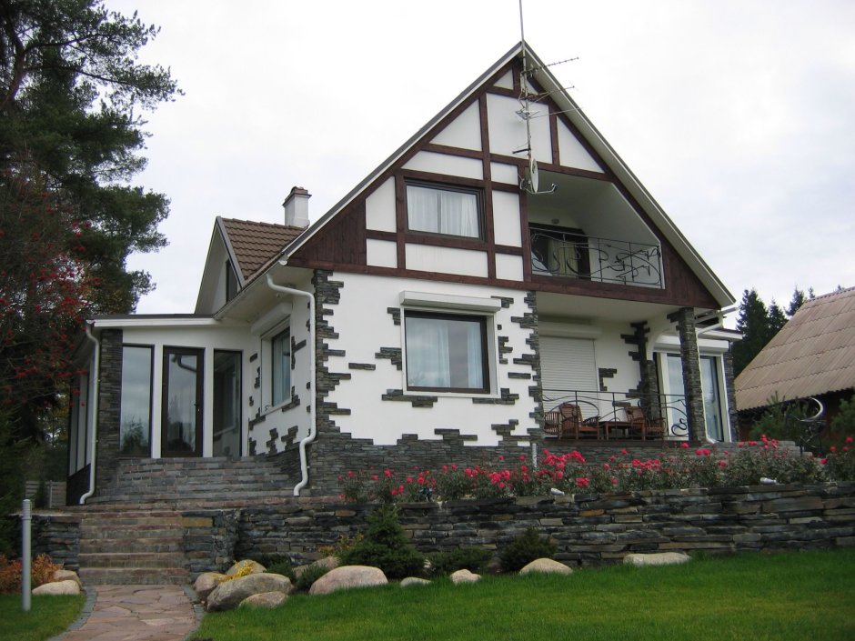 Отделка фасадов домов