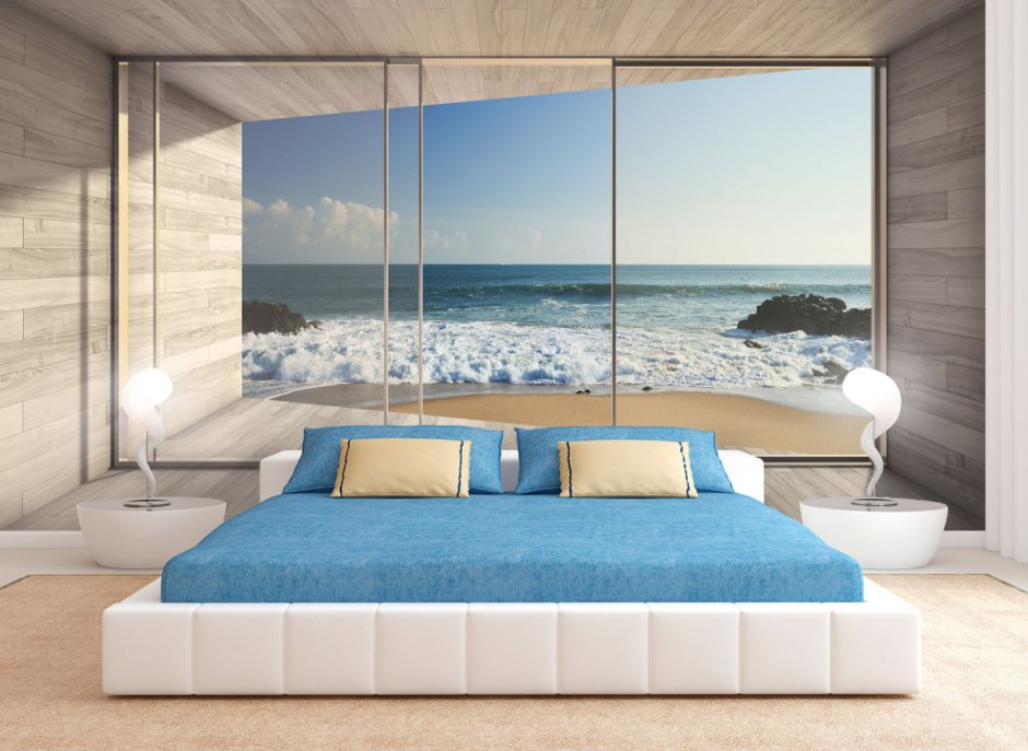 Панно над кроватью в спальне