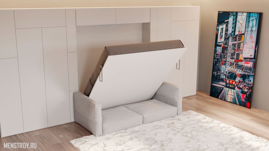 Шкаф-кровать новый век Smart-1 ШП-кд-пл