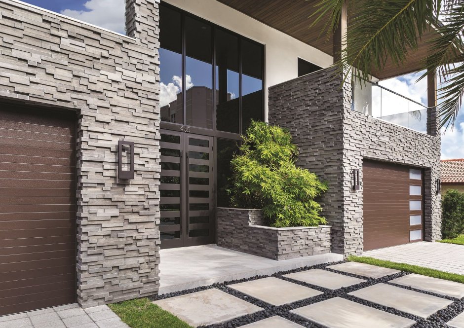 Stone facade