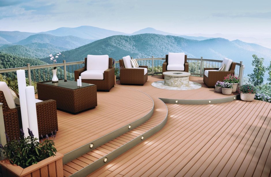 Терраса вид сверху