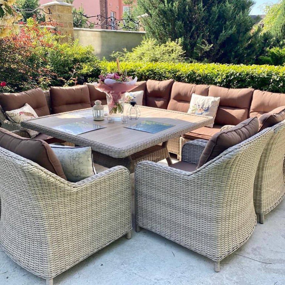 Клумба из техноротанга Лаура купить в Москве