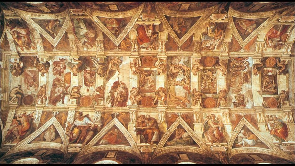 Микеланджело Буонарроти роспись Сикстинской капеллы
