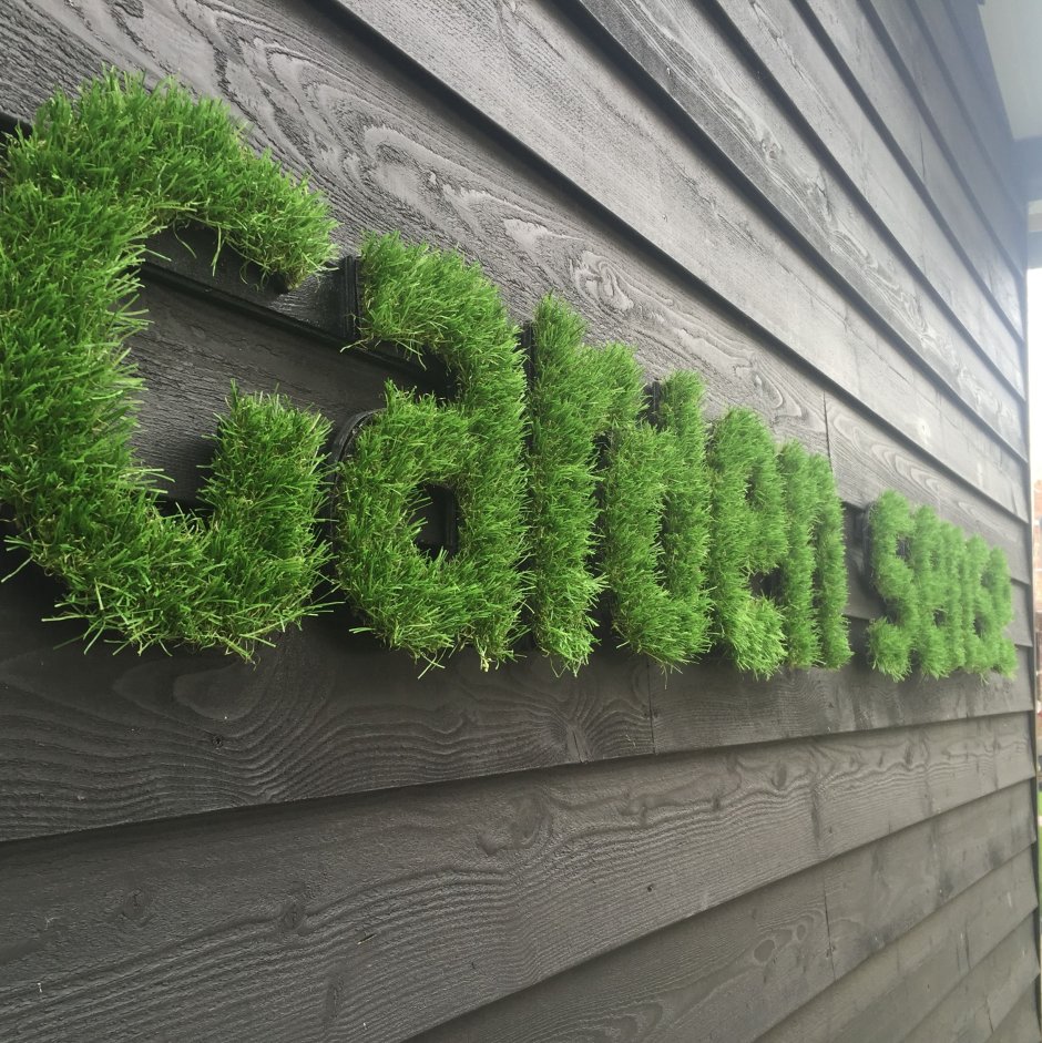 Искусственная трава на стену для декора
