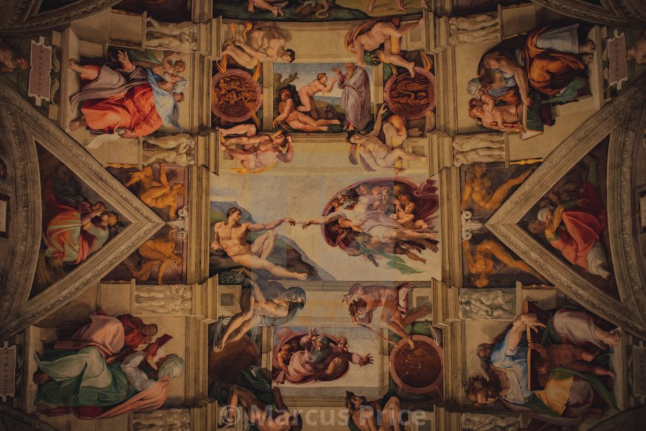 Сикстинская капелла Микеланджело Сотворение