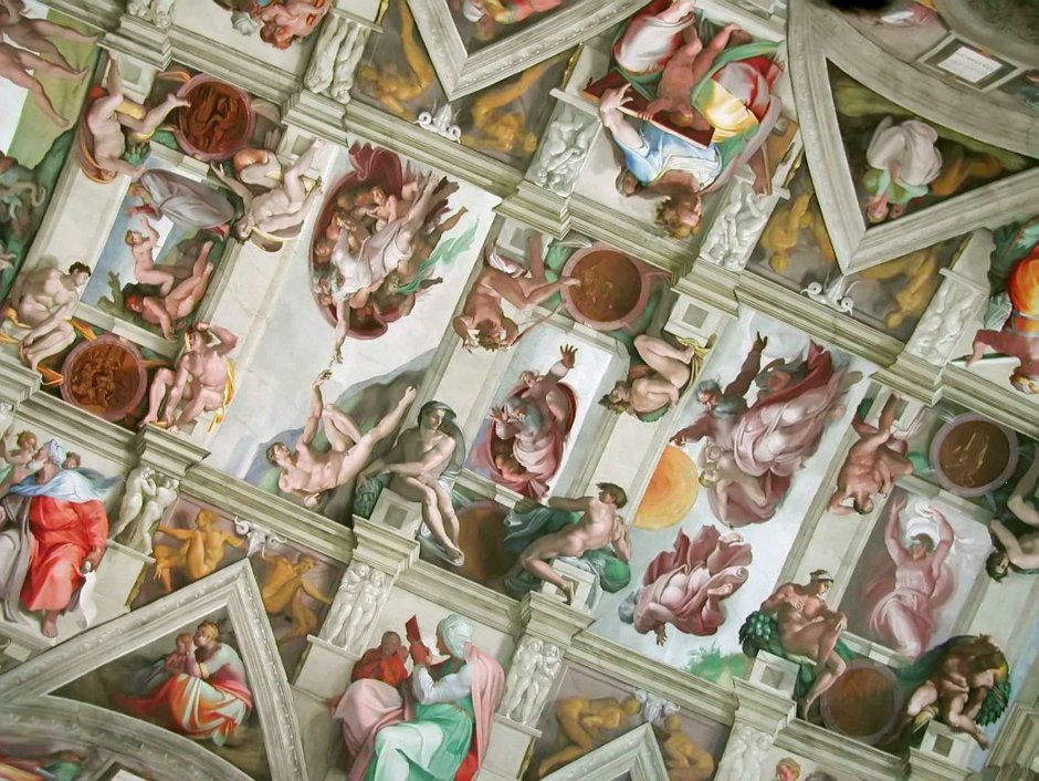 Ватикан Сикстинская капелла Микеланджело