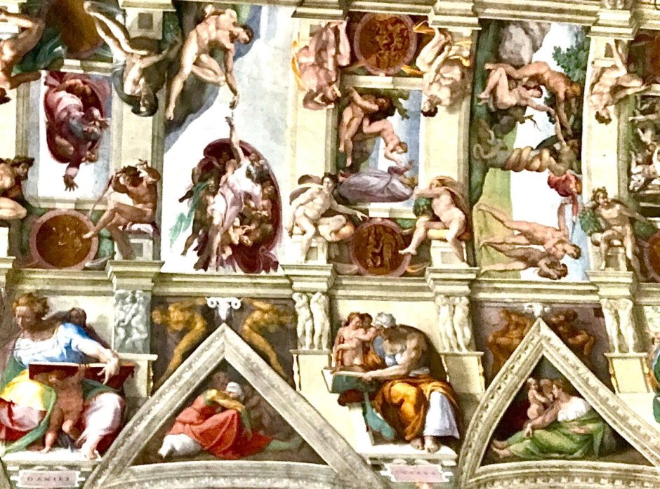 Фреска да Винчи в Сикстинской капелле