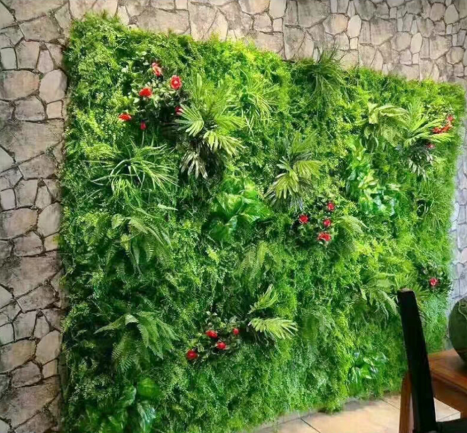 Искусственная трава на стену для декора