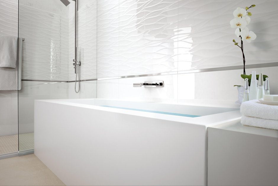 Atlas Concorde 3d Wall Dune White Matt 40x80
