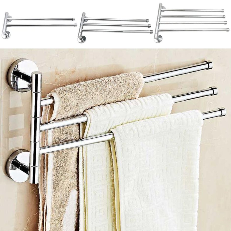 Настенный полотенцесушитель для ванной 4-Bar Towel Rack