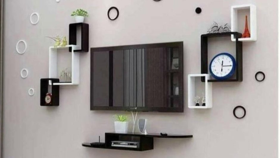 Полка "Wall Shelf-s (bas WL-001)" белая