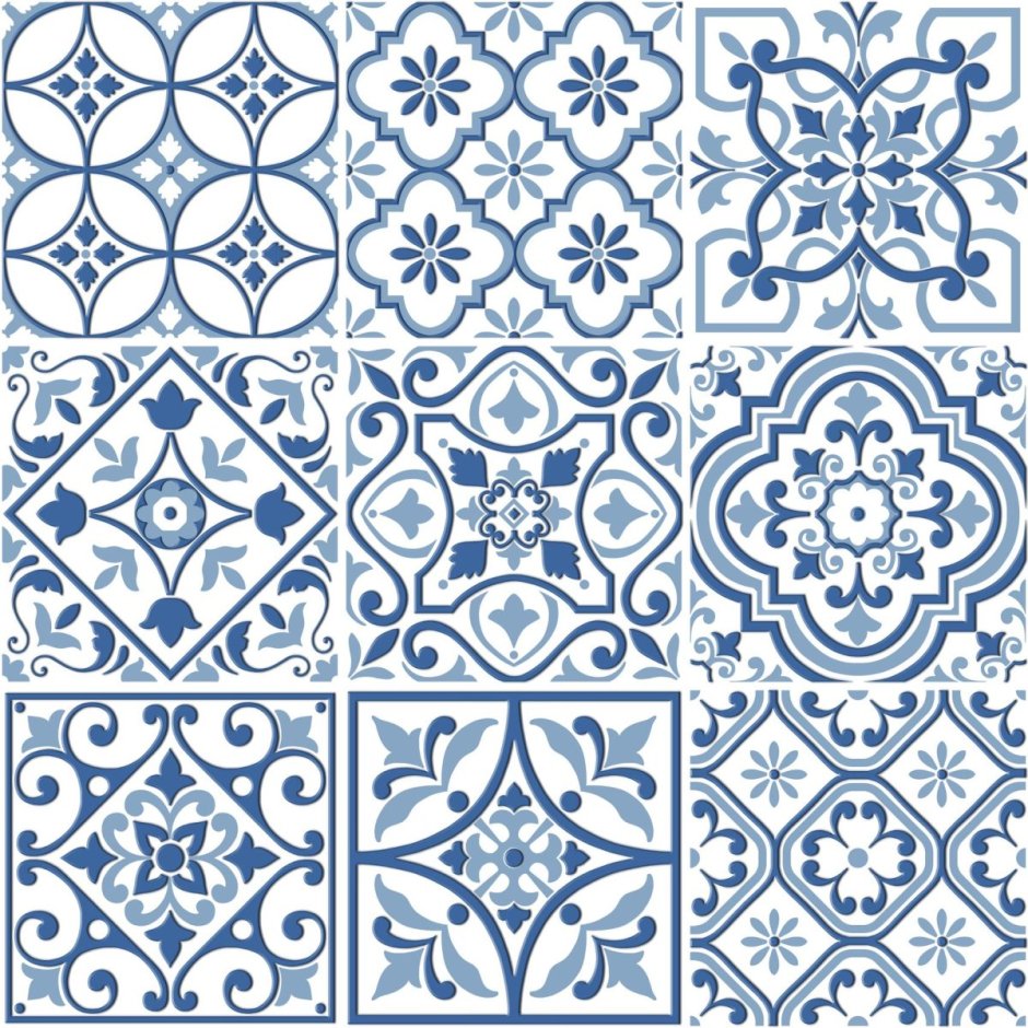 Гжель, голландские изразцы, азулежу