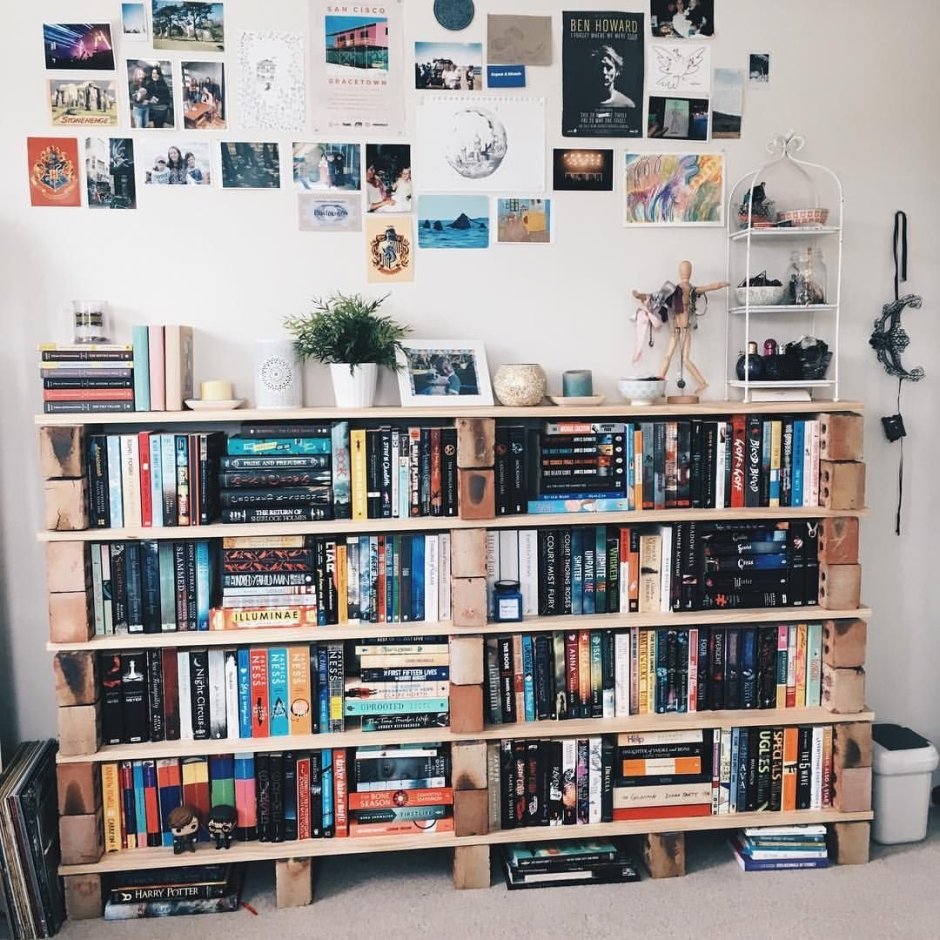 Книжные полки блогеров