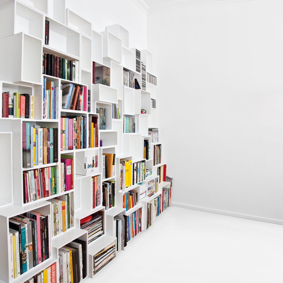 Необычные книжные стеллажи