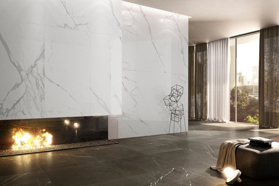 Керамогранит Casalgrande Padana Marmoker Statuario Grigio lucido