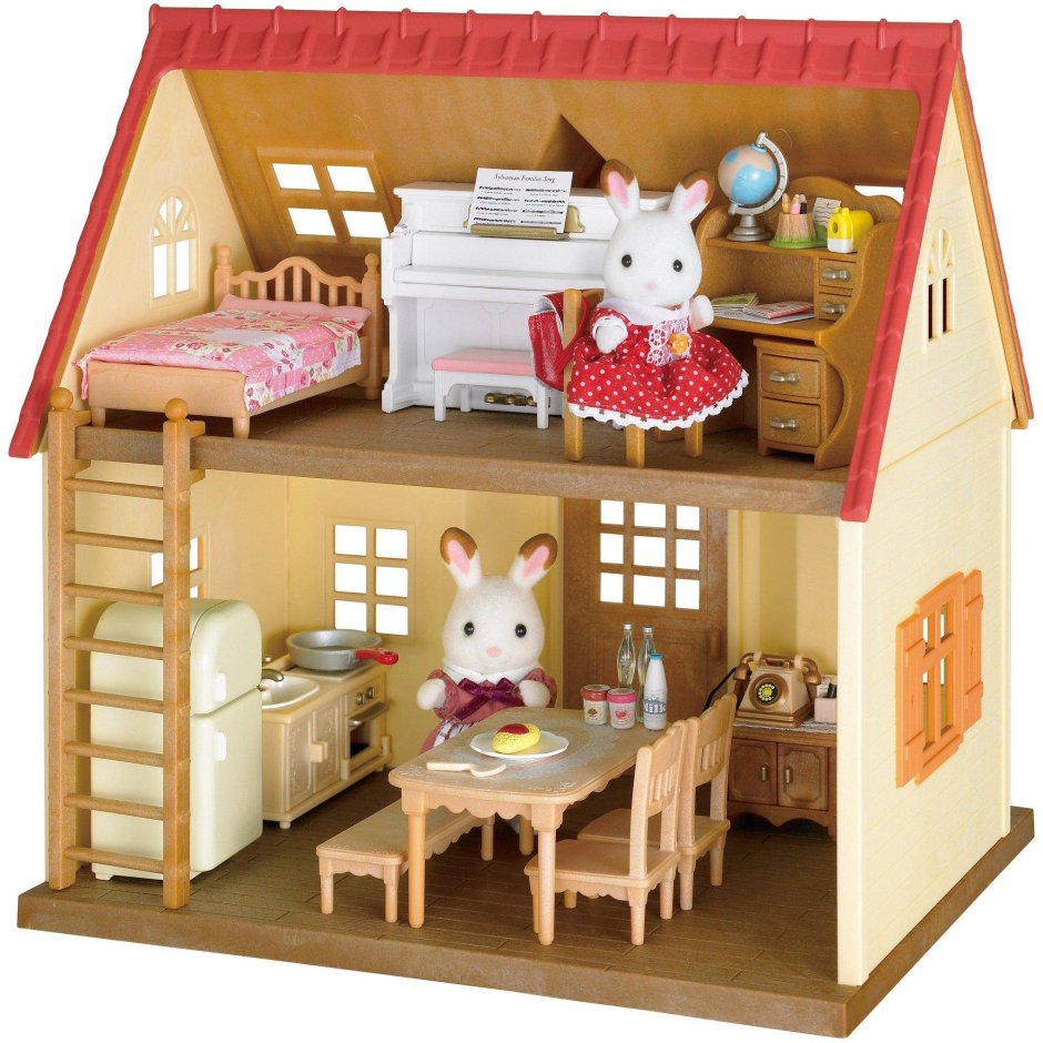 Набор Sylvanian Families "большой дом со светом" (2752)