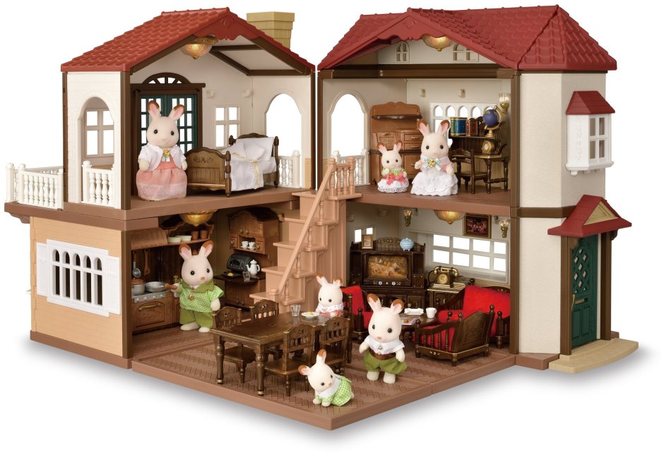 Sylvanian Families Red Roof Country Home