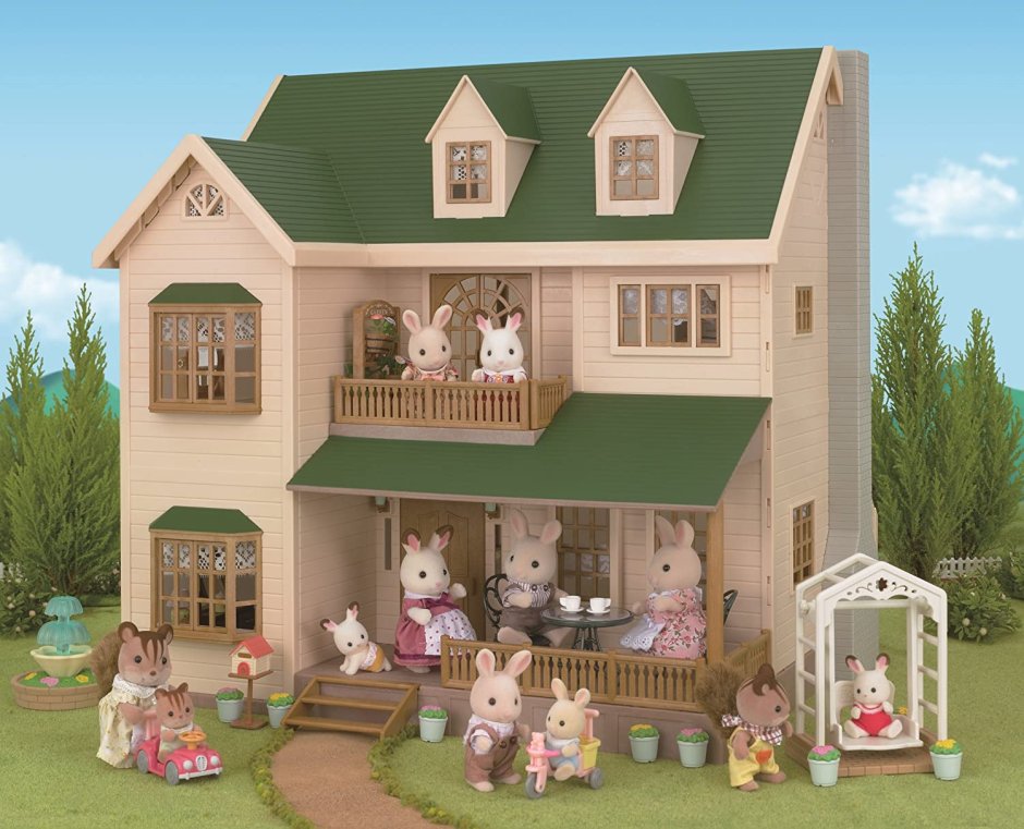 Набор Sylvanian Families "большой дом со светом" (2752)