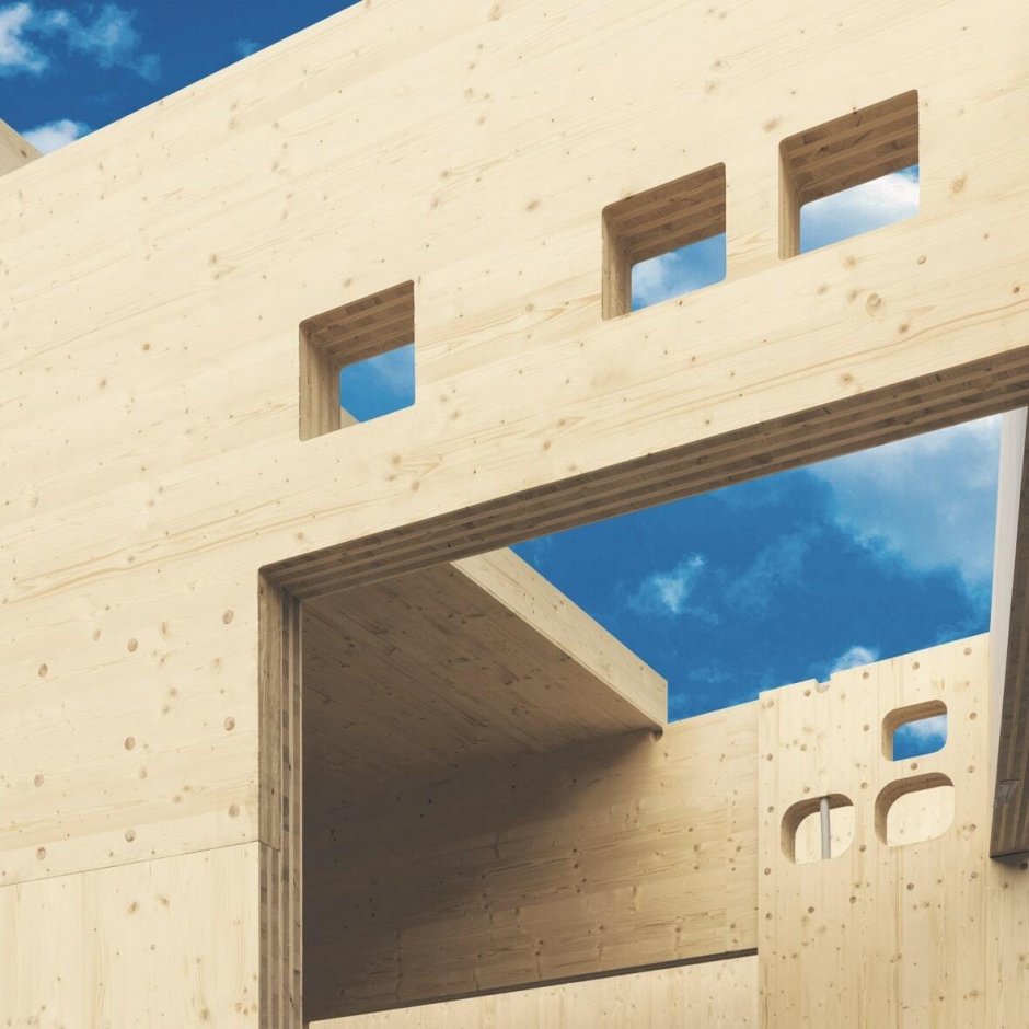 Панели CLT ( Cross Laminated Timber )