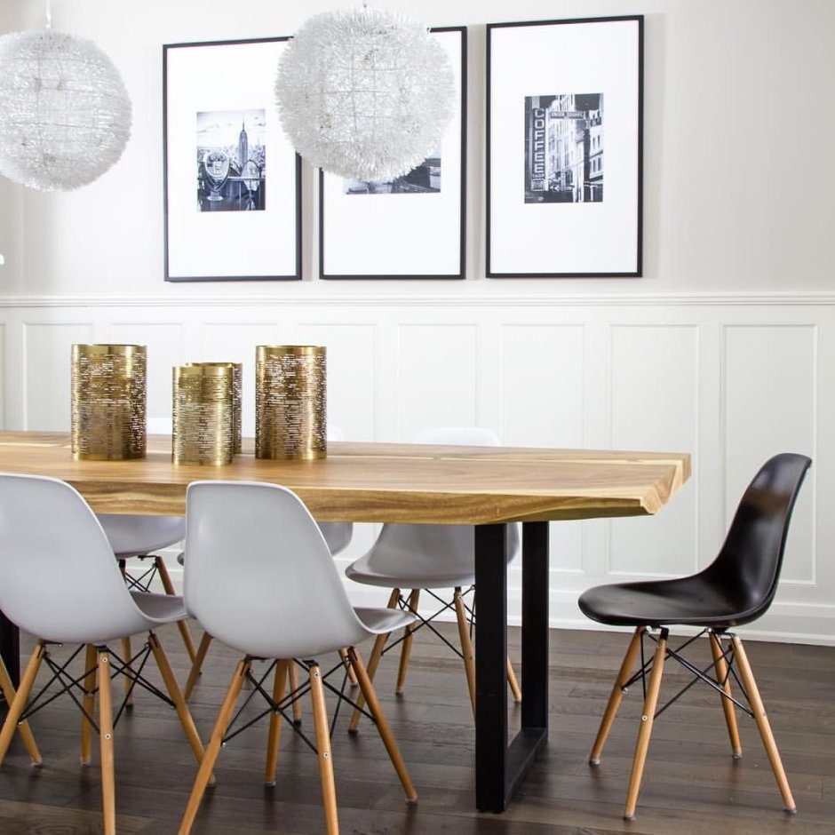 Стол лофт и стулья Eames
