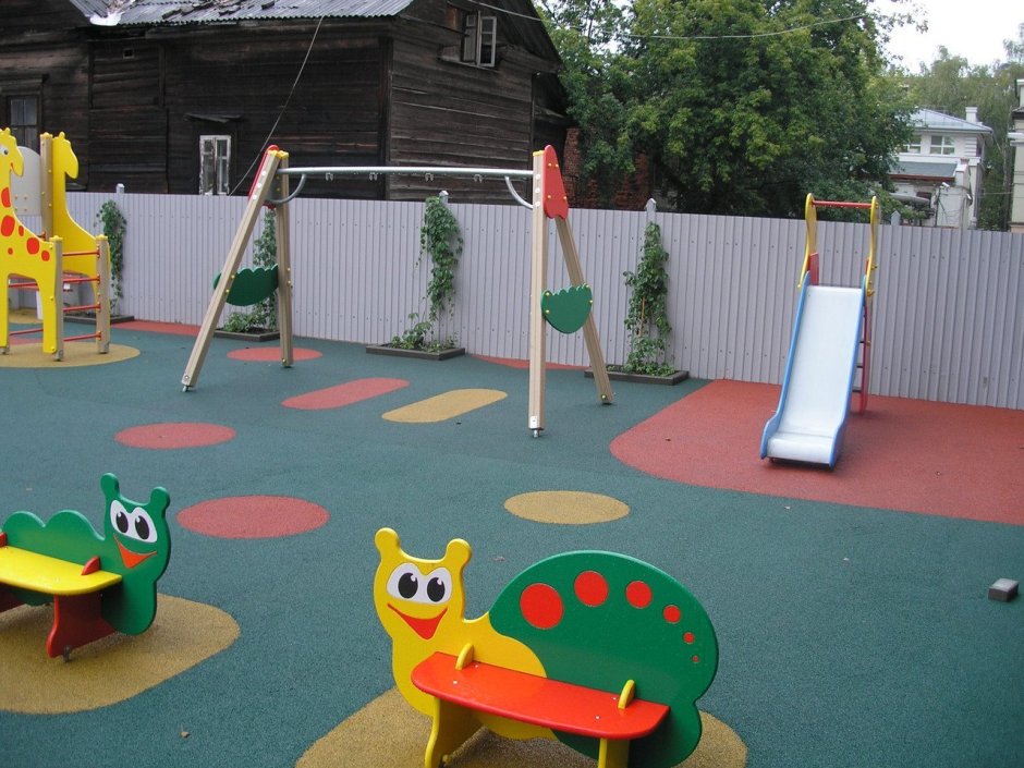 Игровая площадка в детском саду