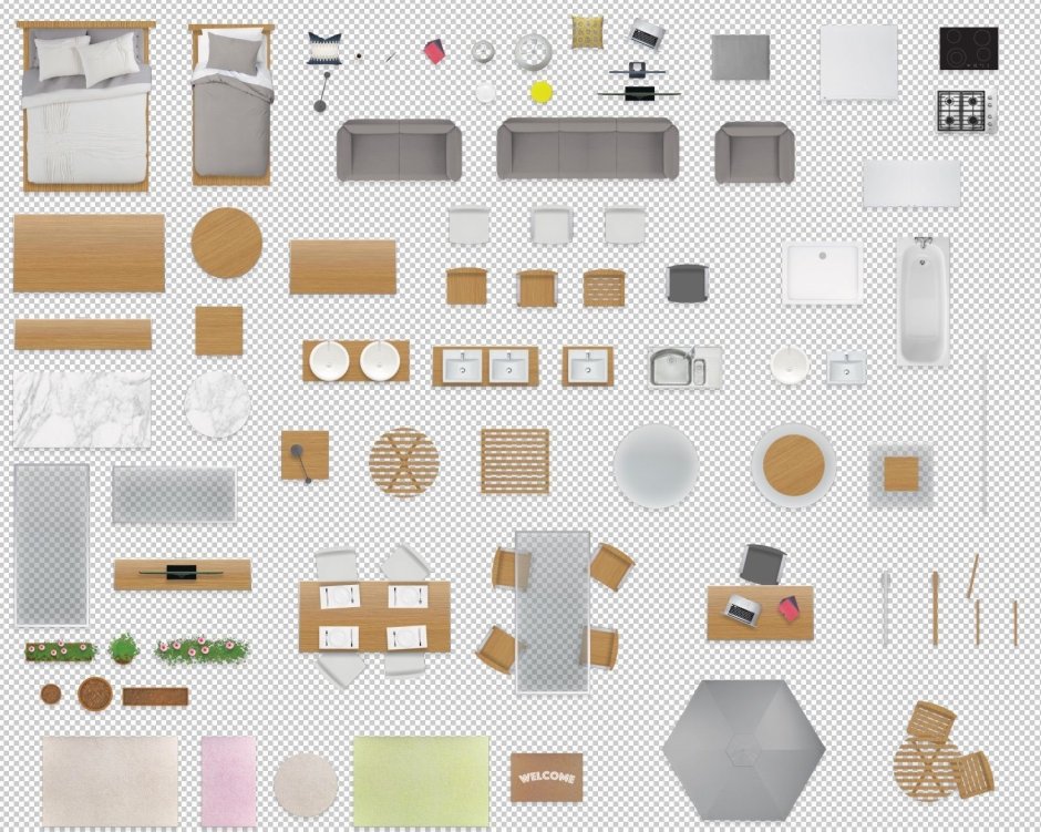 2d Furniture Floorplan