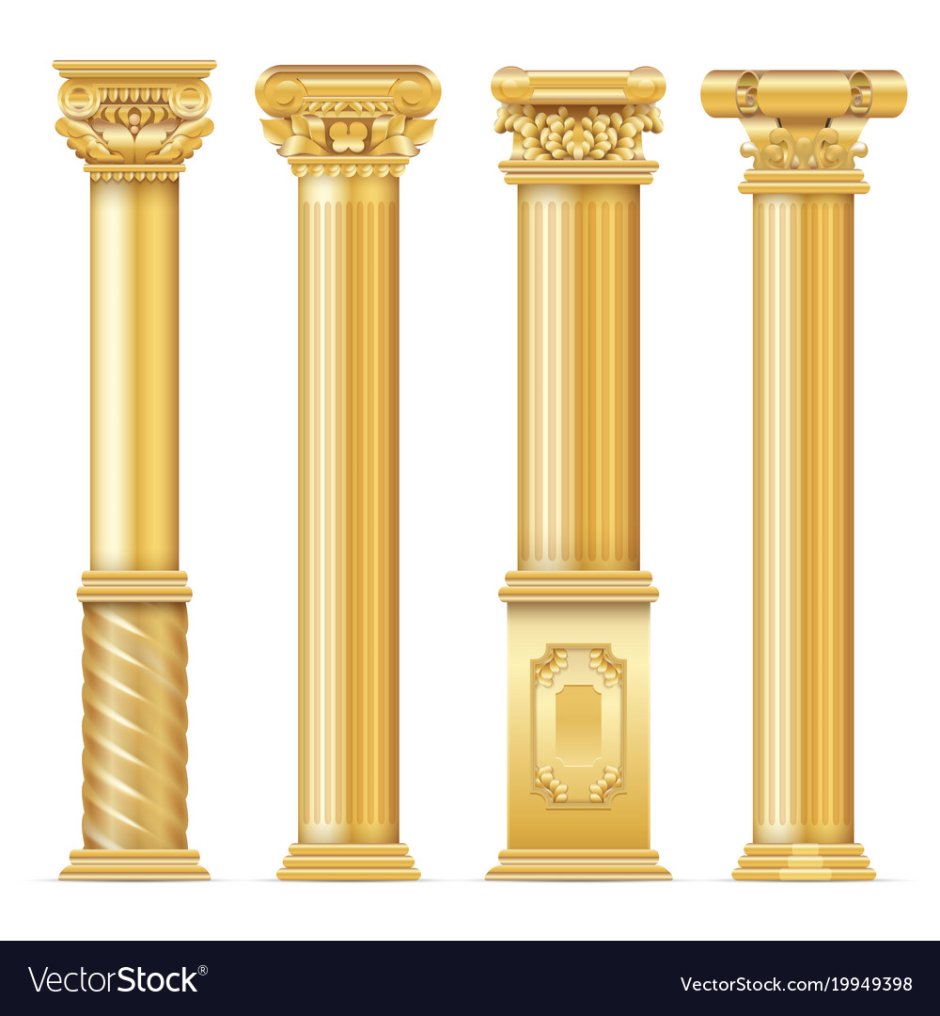 Золотая Греческая колонна