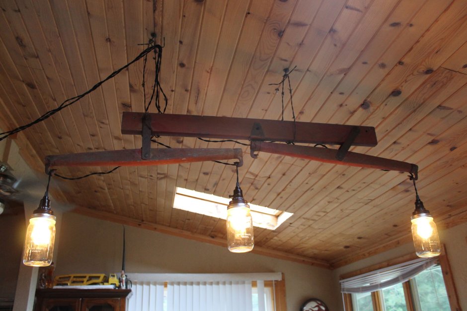 Светильники на деревянный потолок