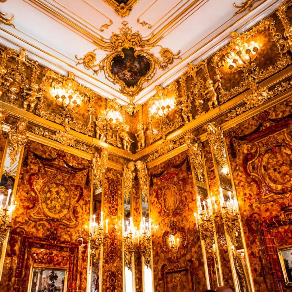 Екатерининский дворец в Санкт-Петербурге комнаты
