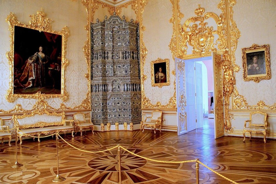 Петергоф Екатерининский дворец спальня