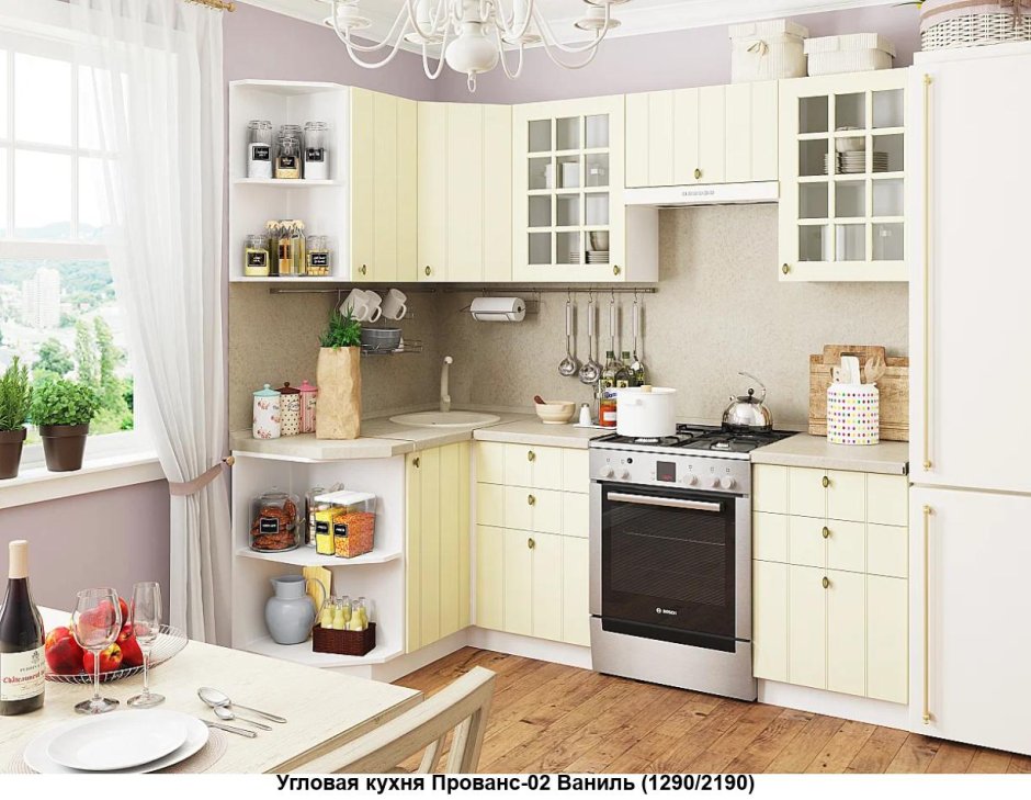 Кухонные гарнитуры для маленькой кухни