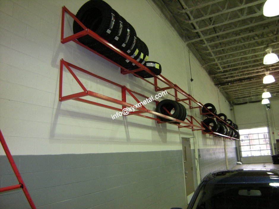 Полки для колес в гараж