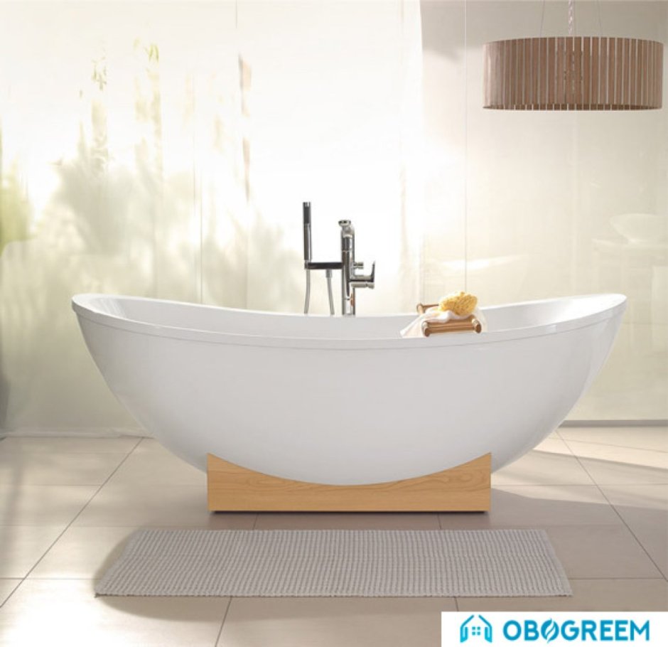 Ванна отдельностоящая Villeroy & Boch my nature 190x80 uba190nat9e0v-01 акрил