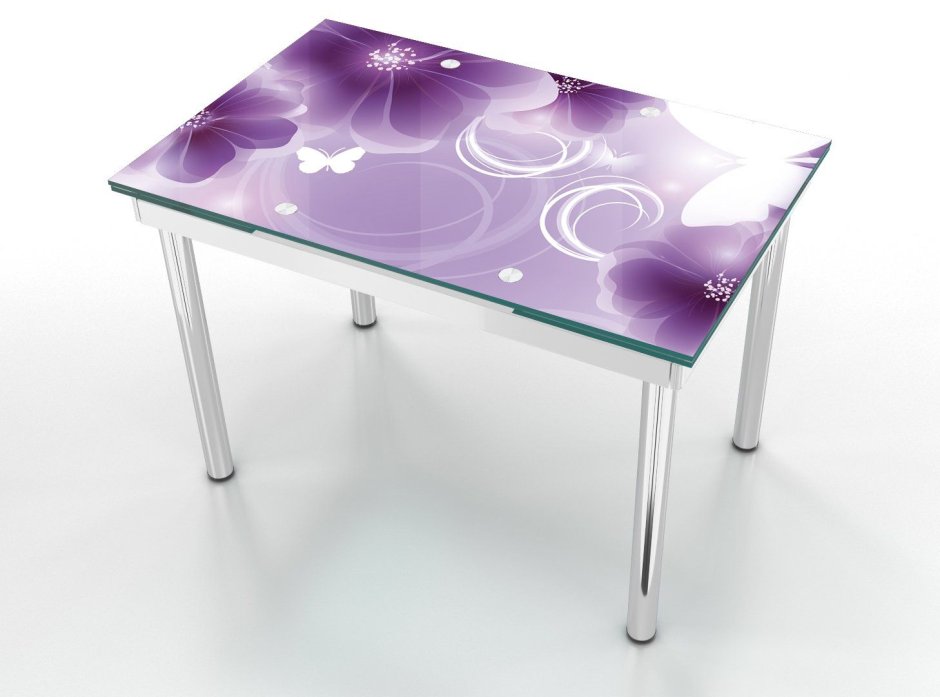 Стол стекло 323(750*750) силквей