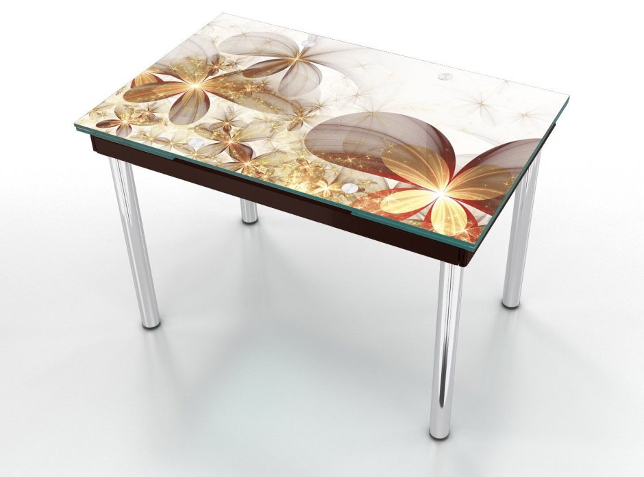 Раскладной стеклянный стол Helios 1200