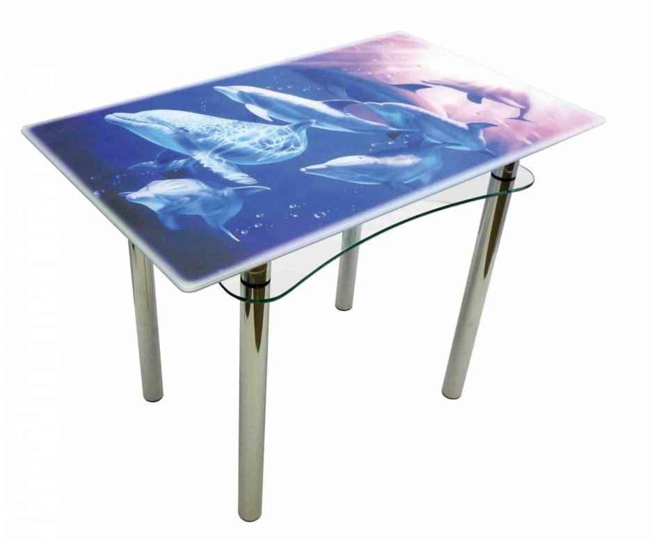 Стол стеклянный кухонный