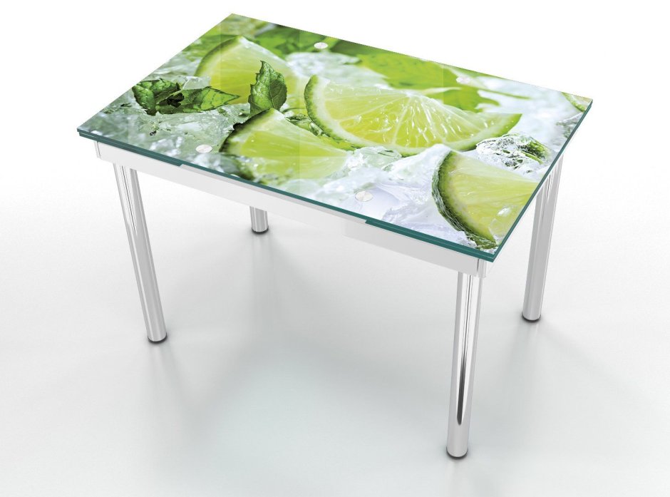 Стол кухонный красный