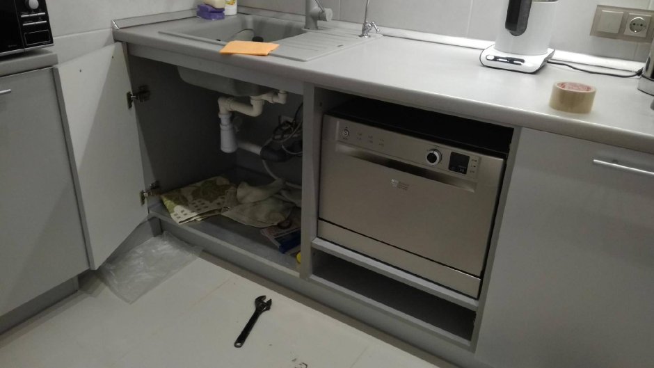 Встраиваемая посудомоечная машина 45 схема монтажа