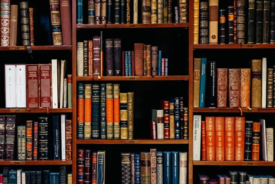 Красивая полка для книг